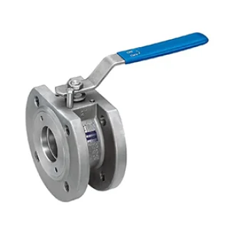 SS WAFER BODY, FULL PORT DESIGN FLANGED END BALL VALVE