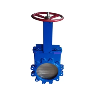 C.S BODY,KNIFE EDGE GATE VALVE, SPINDLE S.S 304, BUSH GUNMETAL BLOCK-SGI, WHEEL SGI, YORK M.S METAL TO METAL , HAND WHEEL OPERATE